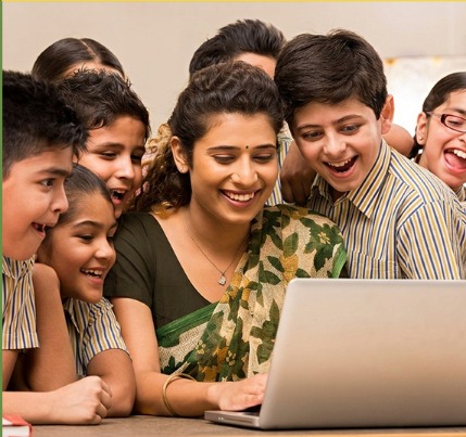 Students learning together